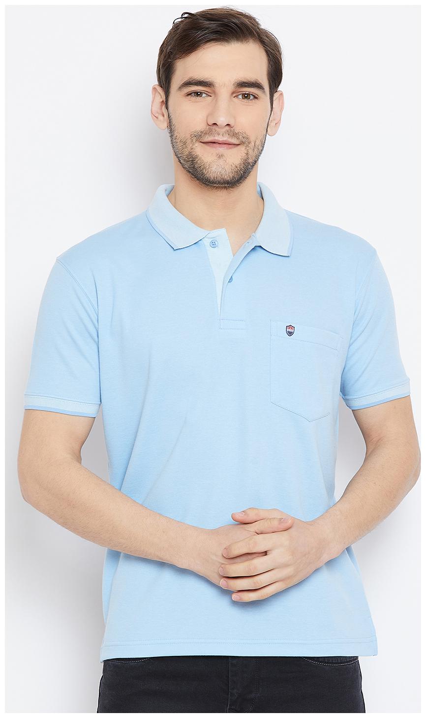 

Duke Men Blue Regular fit Cotton Blend Polo collar T-Shirt - Pack Of 1
