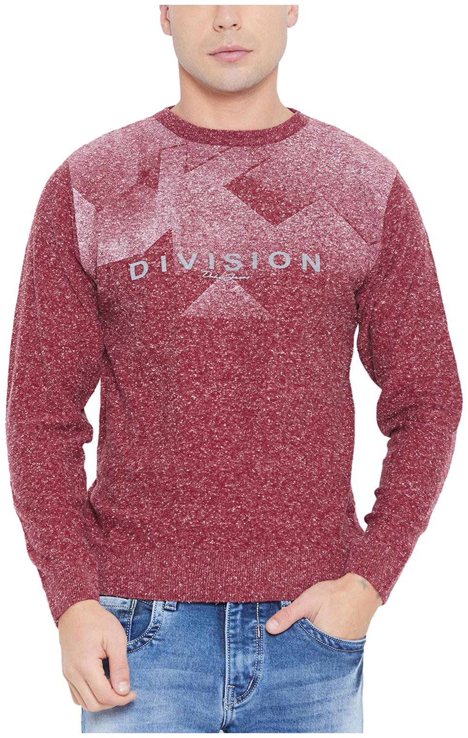 

Duke Men Red Round neck Pullover