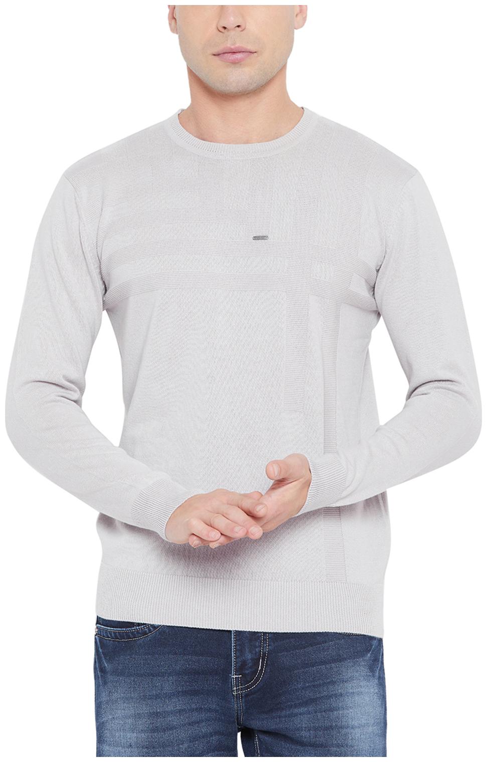 

Duke Men Grey Round neck Pullover