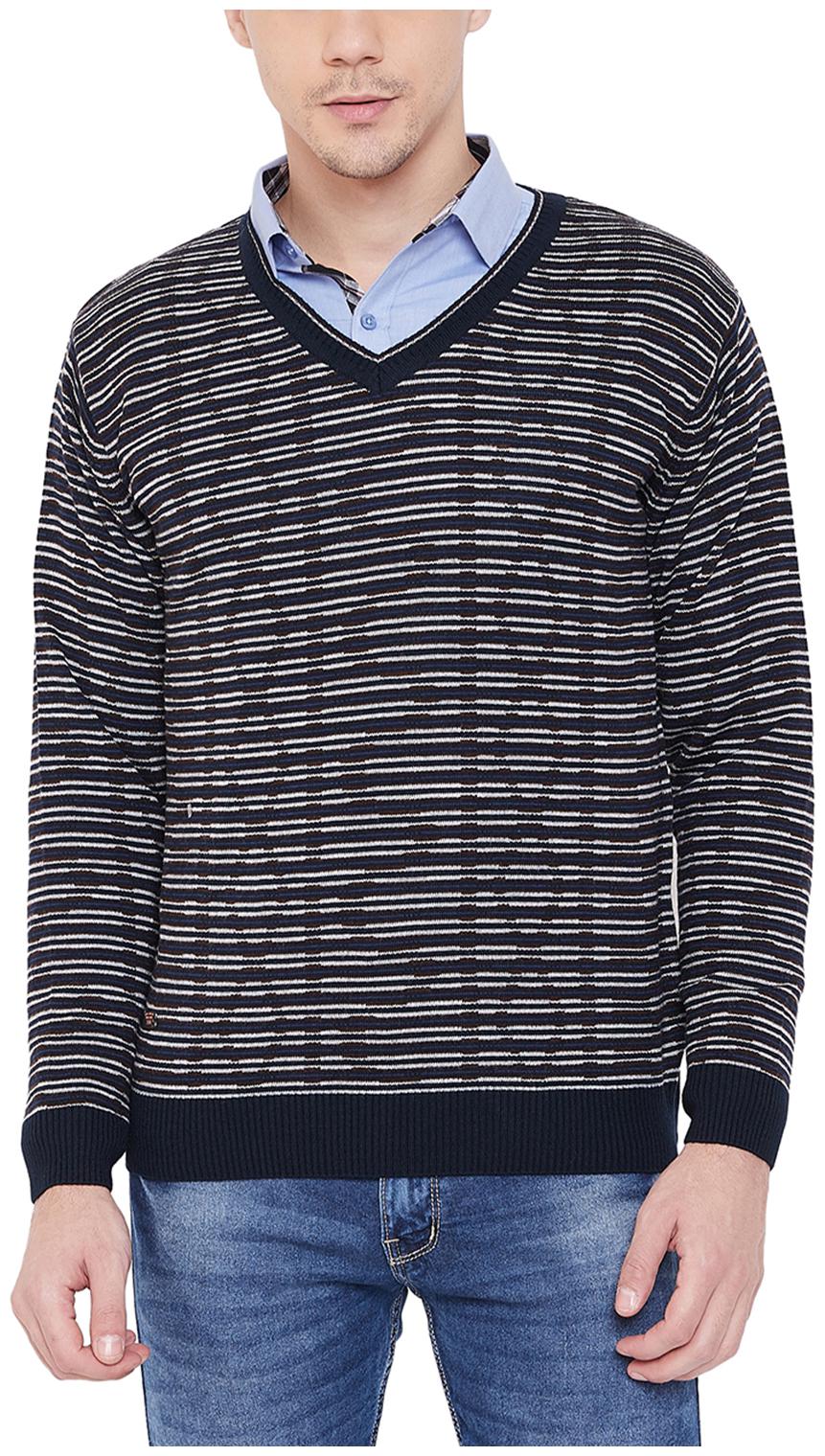 

Duke Men Blue V neck Pullover