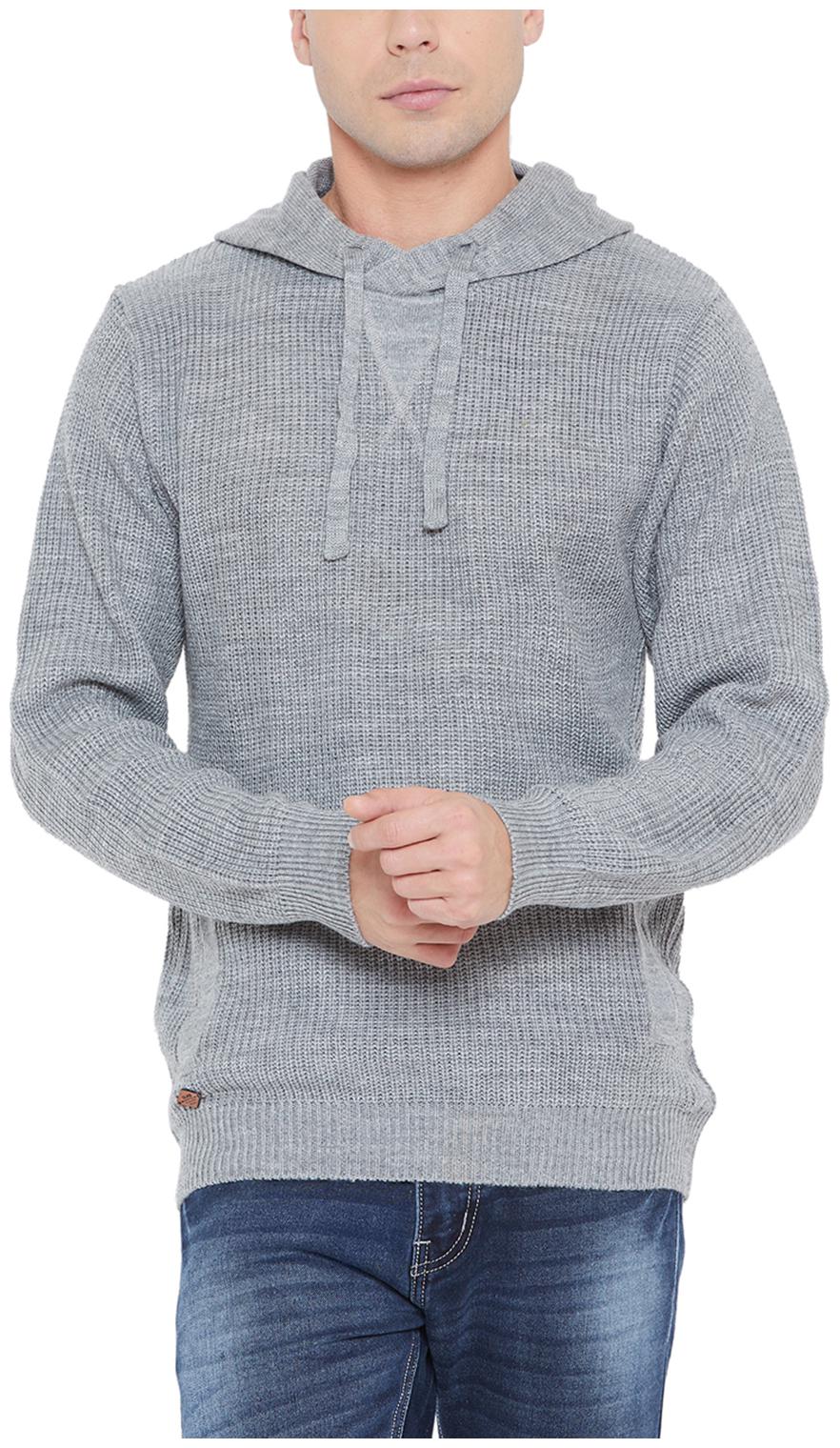 

Duke Men Grey Round neck Pullover