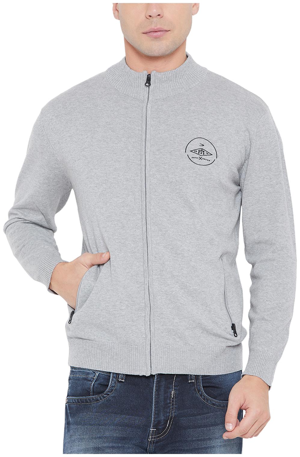 

Duke Men Grey Round neck Pullover