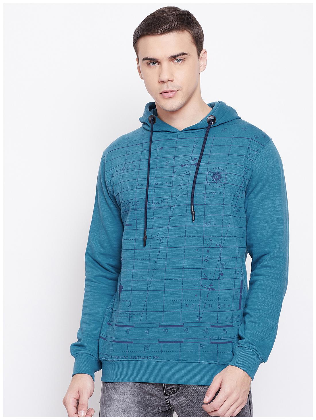 

Duke Men Blue Hooded Sweatshirt