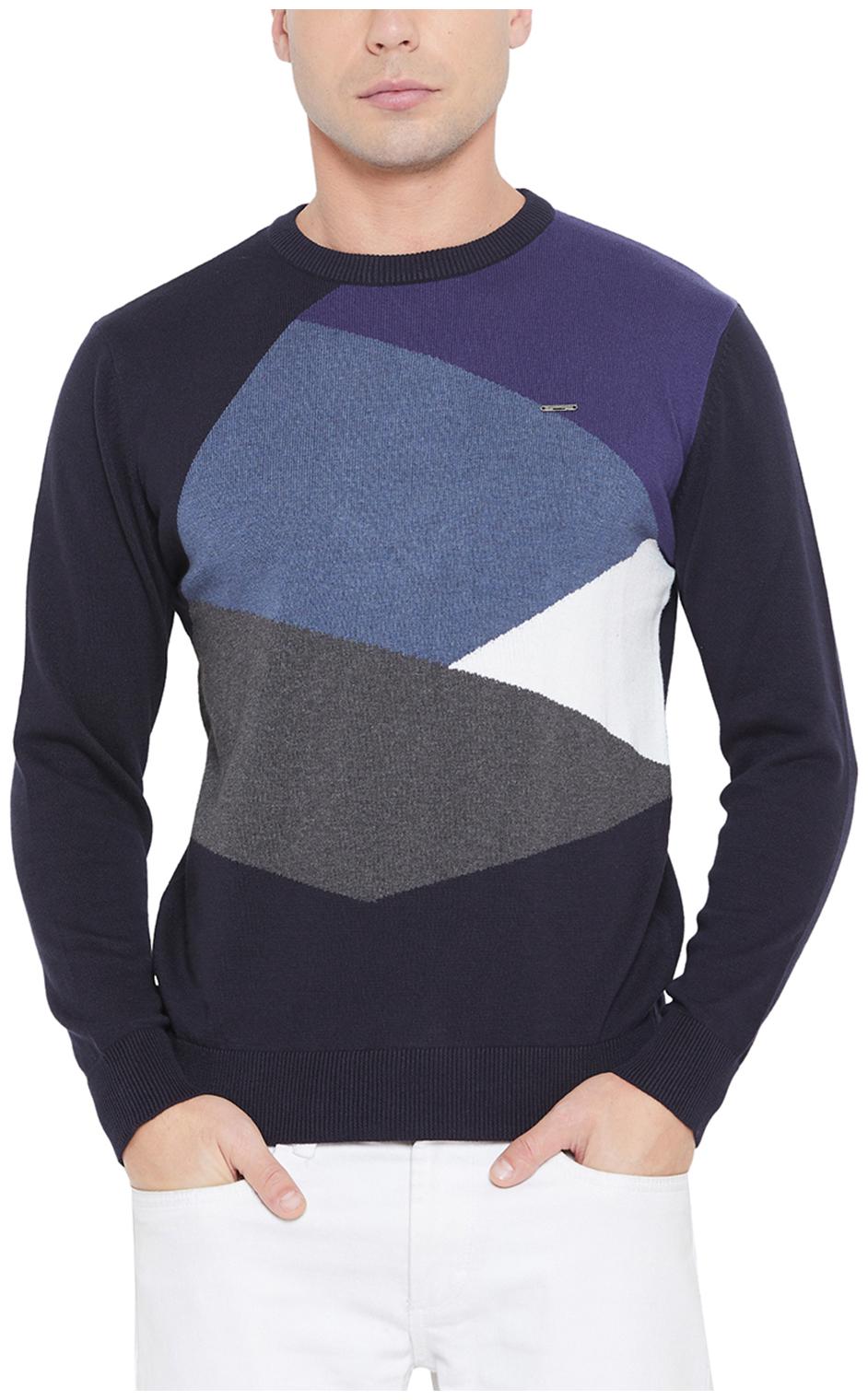 

Duke Men Navy blue Round neck Pullover