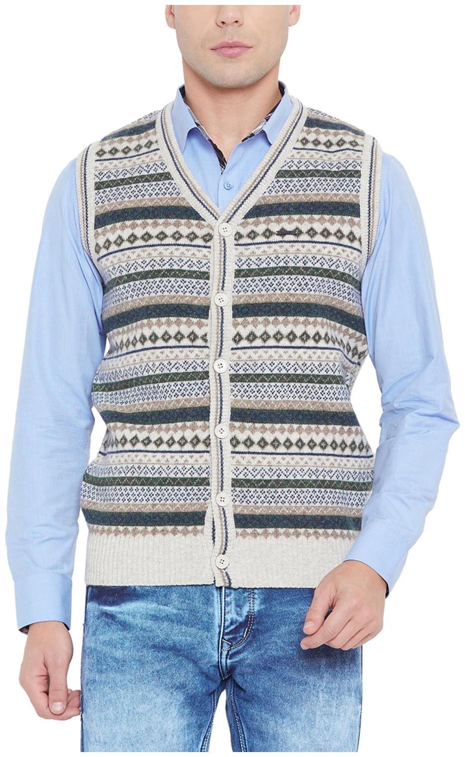 

Duke Men Grey Round neck Pullover