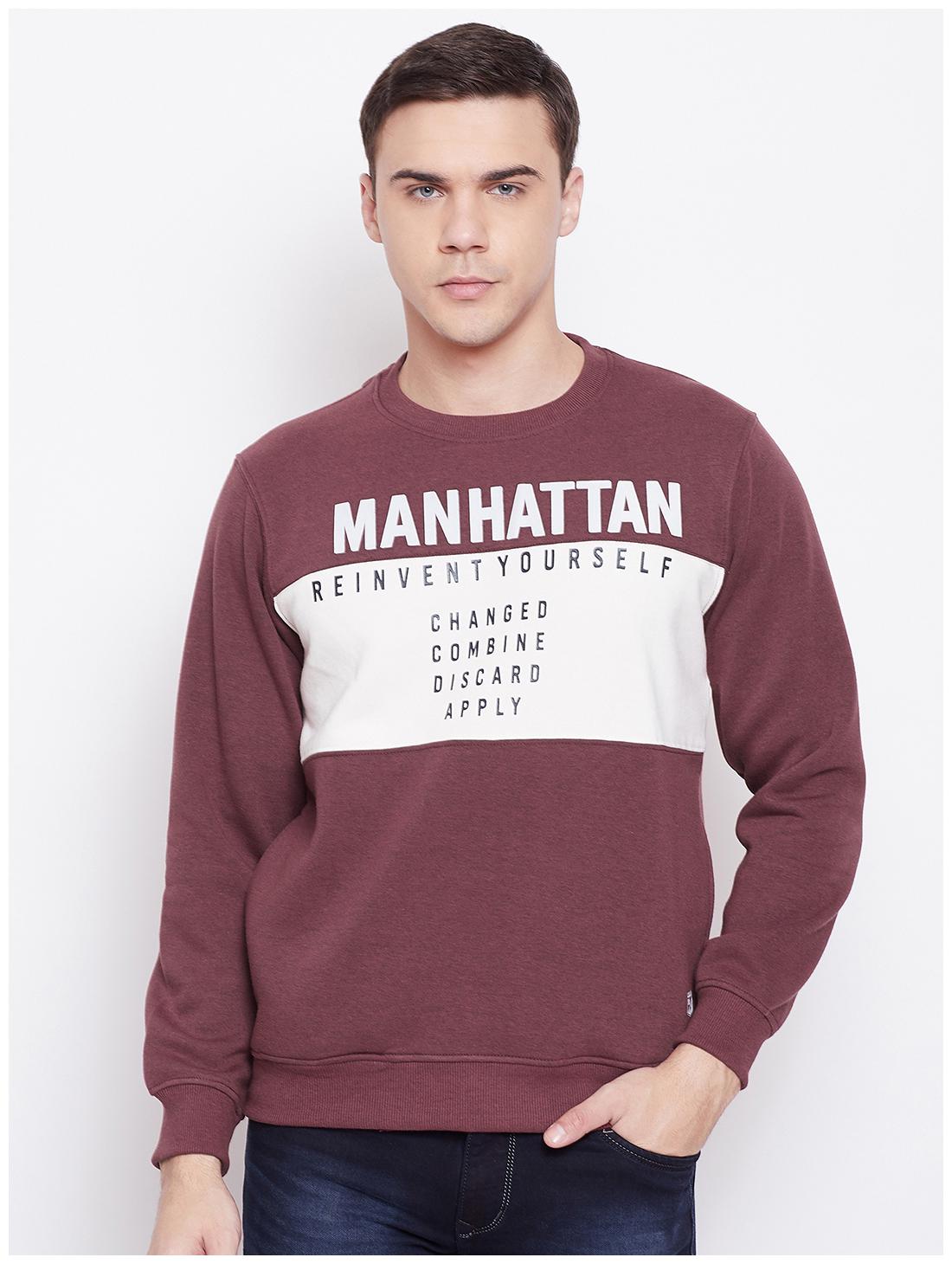 

Duke Men Purple Round neck Sweatshirt