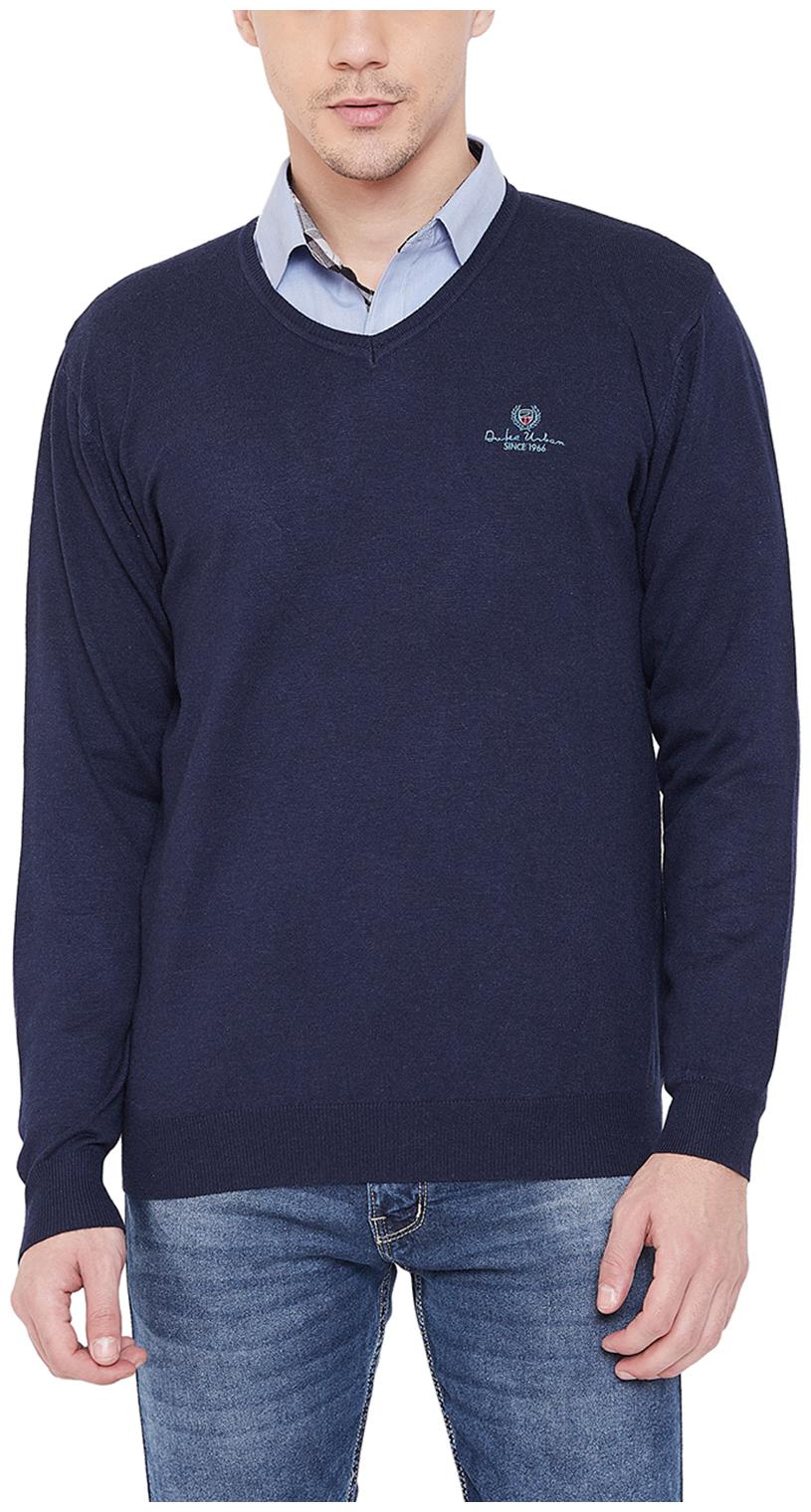 

Duke Men Blue V neck Pullover