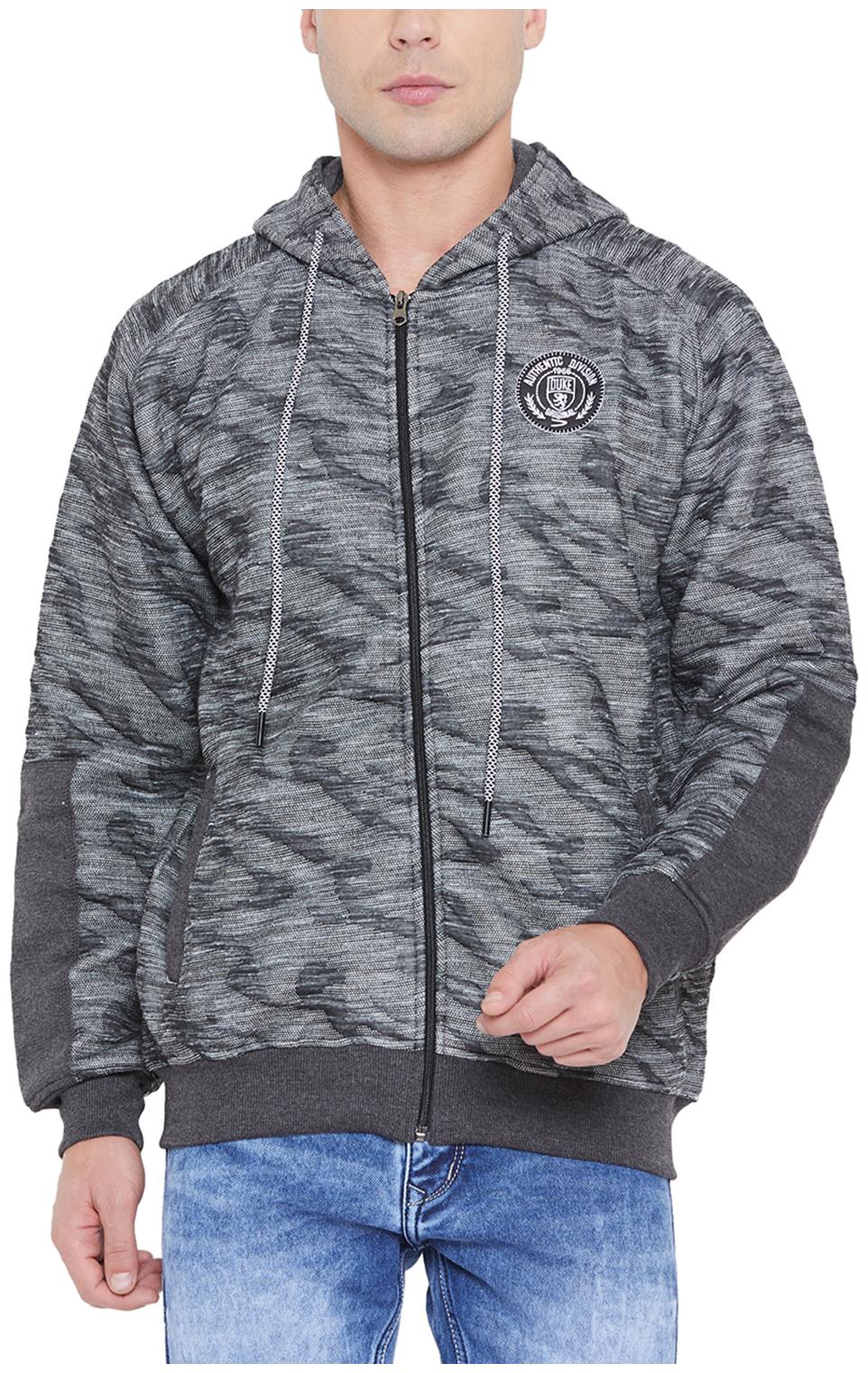 

Duke Men Black Hooded Hoodie