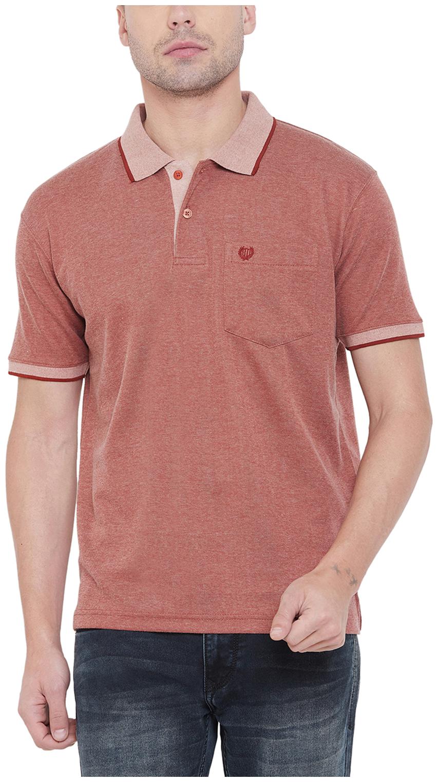 

Duke Men Maroon Regular fit Cotton Polo collar T-Shirt - Pack Of 1