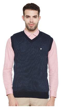 

Duke Men White V neck Pullover