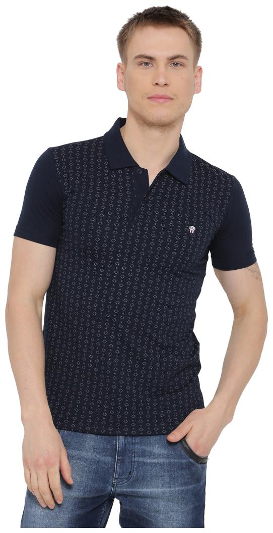 

Duke Men Blue Regular fit Cotton Blend Polo collar T-Shirt - Pack Of 1