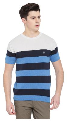 

Duke Men White Regular fit Cotton Blend Round neck T-Shirt - Pack Of 1
