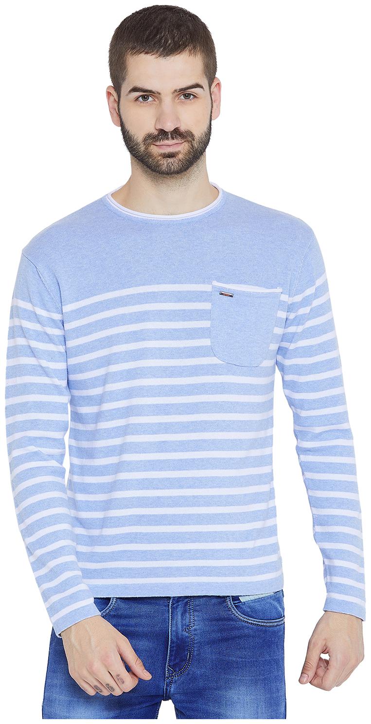 

Duke Men Blue Round neck Pullover