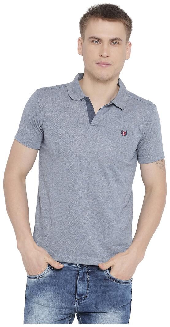 

Duke Men Blue Regular fit Cotton Blend Polo collar T-Shirt - Pack Of 1
