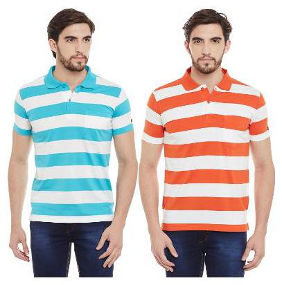 

Duke Men Multi Regular fit Cotton Polo collar T-Shirt - Pack Of 2