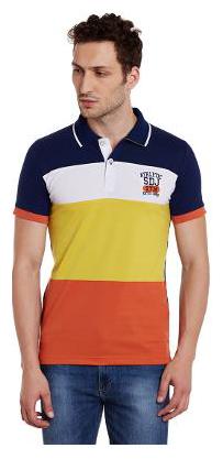 

Duke Men Multi Regular fit Cotton Polo collar T-Shirt - Pack Of 1
