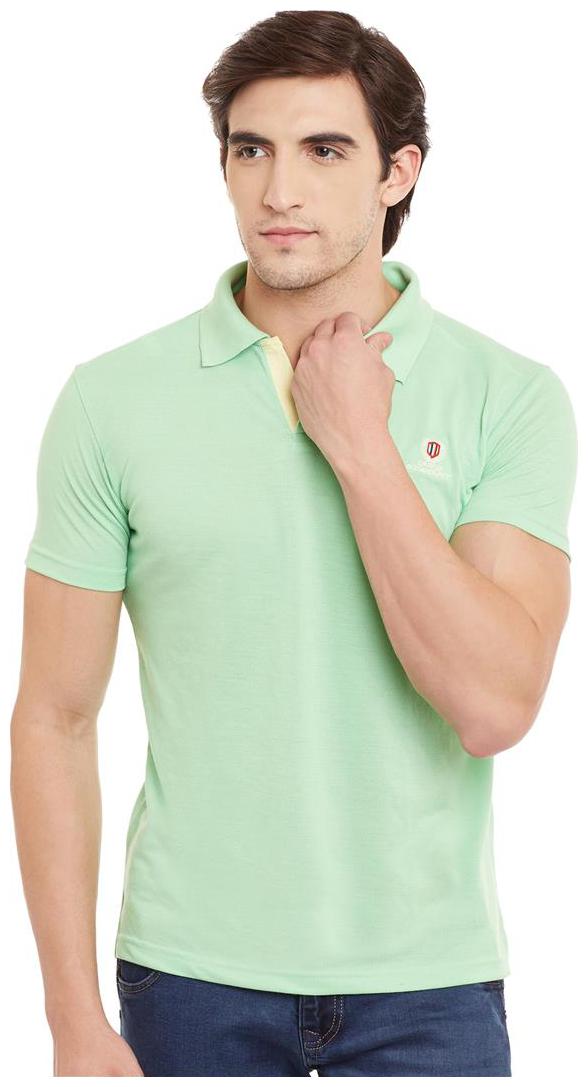 

Duke Men Green Regular fit Cotton Polo collar T-Shirt - Pack Of 1