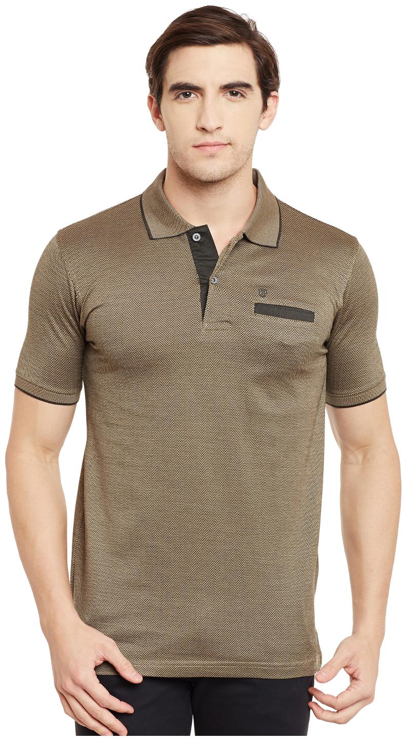 

Duke Men Beige Regular fit Cotton Polo collar T-Shirt - Pack Of 1