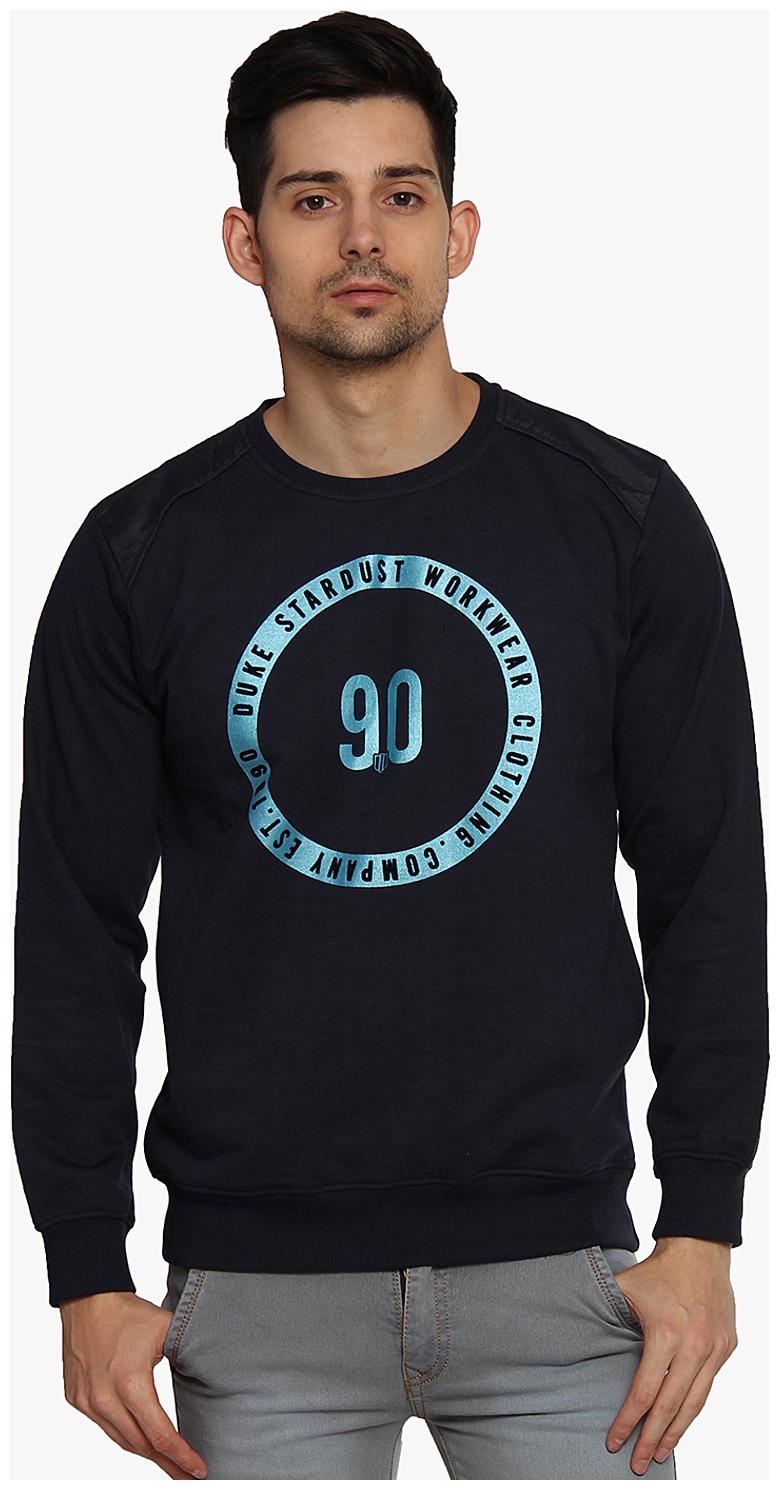 

Duke Men Black Round neck Sweatshirt