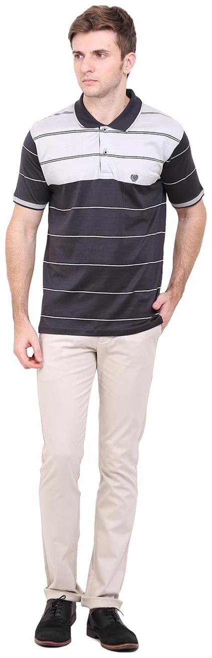 

Duke Men Black Regular fit Cotton Polo collar T-Shirt - Pack Of 1