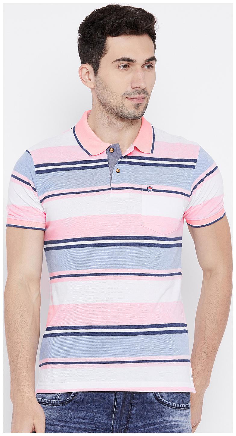 

Duke Men Pink Regular fit Cotton Polo collar T-Shirt - Pack Of 1