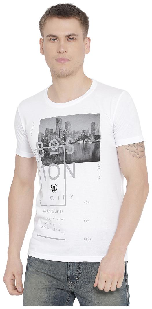 

Duke Men White Regular fit Cotton Blend Round neck T-Shirt - Pack Of 1