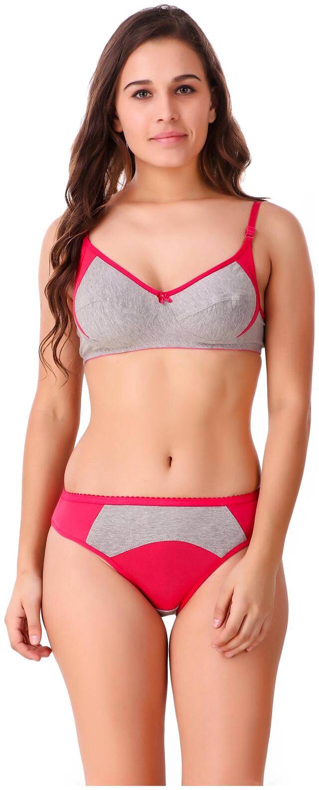 Earmark Solid Bralette - 1 Lingerie Set
