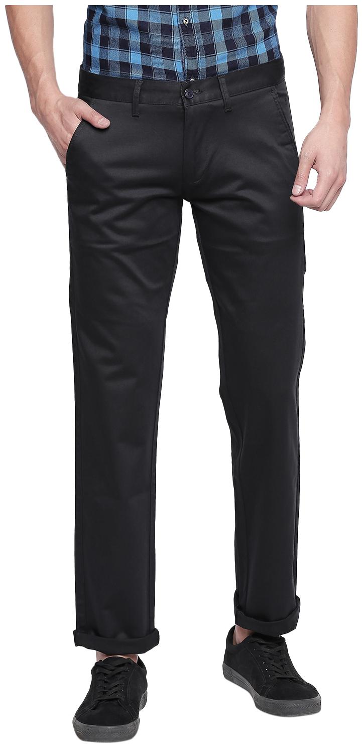 

Easies By Killer Men Black Solid Slim fit Regular trousers