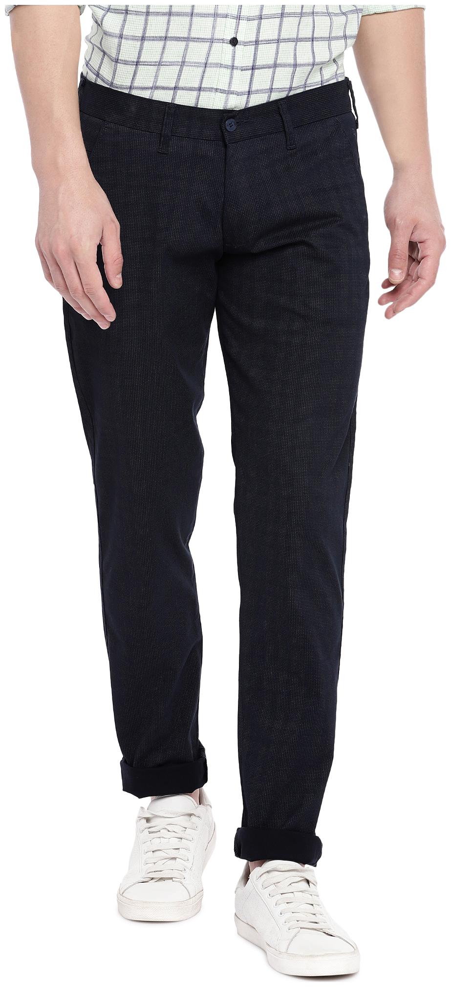 

Easies By Killer Men Blue Solid Slim fit Regular trousers
