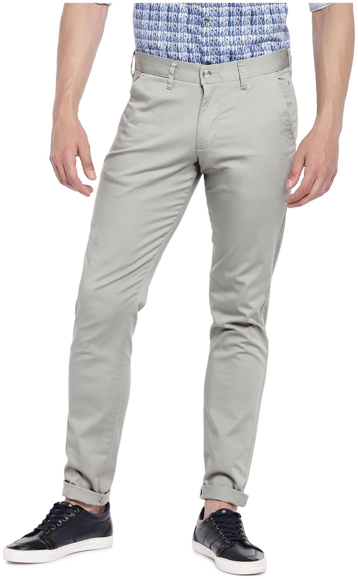 

Easies By Killer Men Grey Solid Slim fit Regular trousers