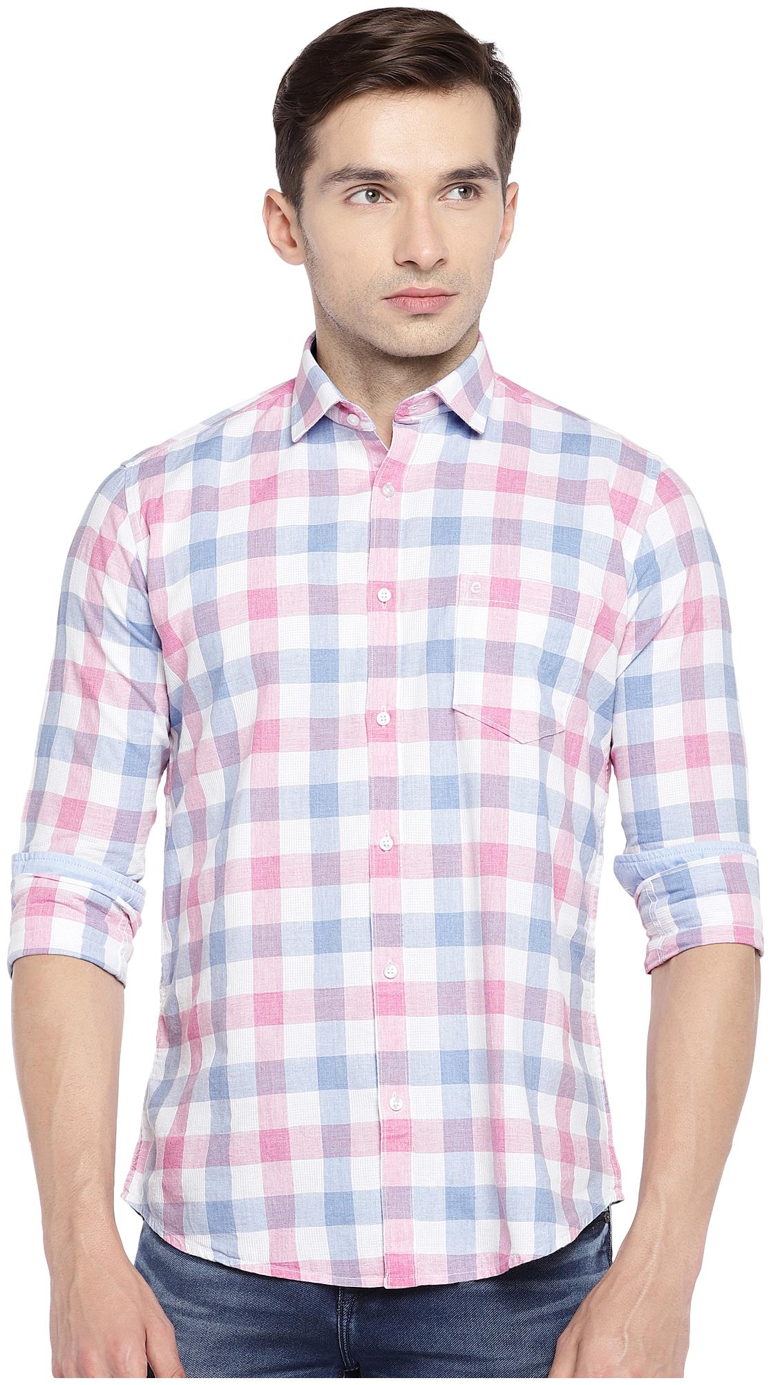 

Easies By Killer Men Multi Colorblocked Slim Fit Casual Shirt