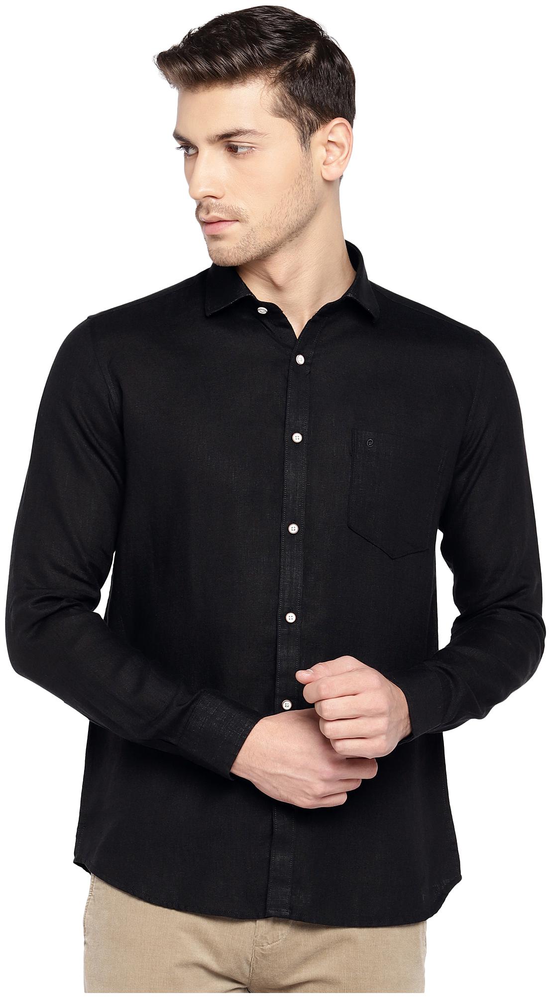 

Easies By Killer Men Black Solid Slim Fit Casual Shirt