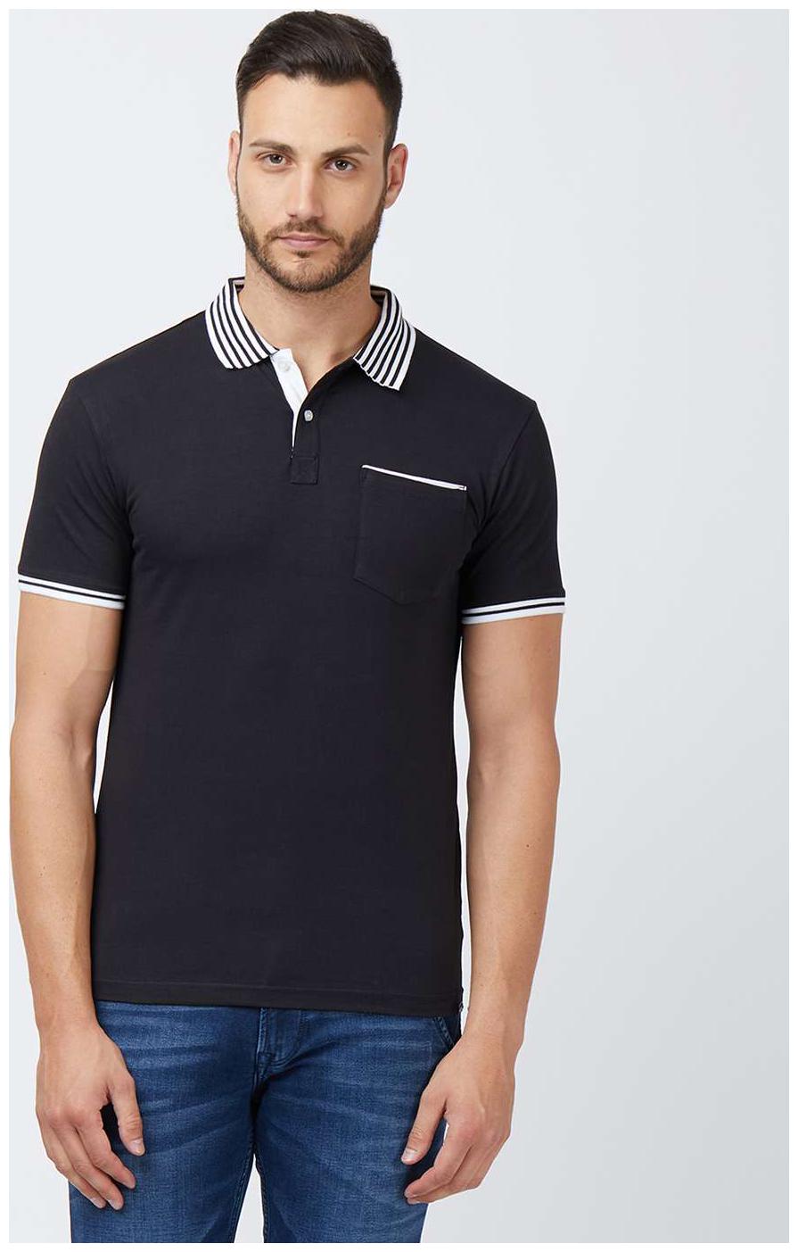 

Easies By Killer Men Black Regular fit Cotton Polo collar T-Shirt - Pack Of 1