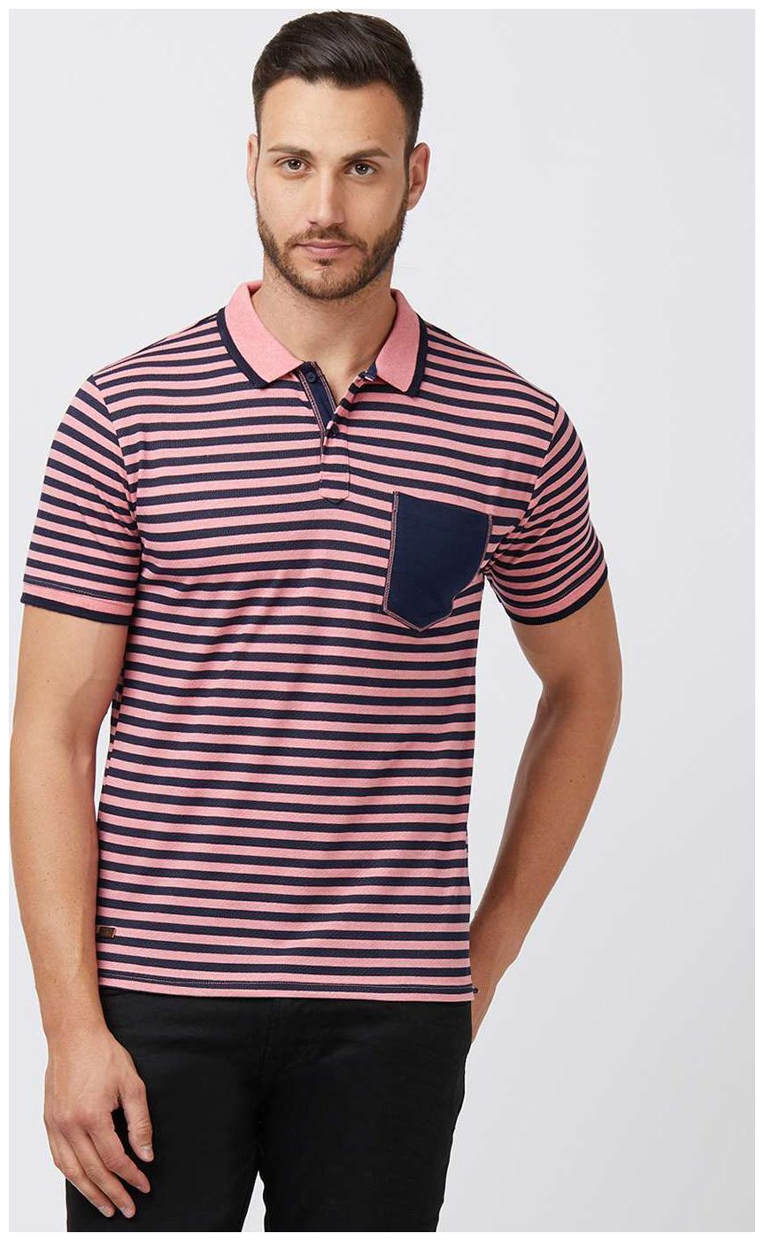 

Easies By Killer Men Pink Regular fit Cotton Polo collar T-Shirt - Pack Of 1