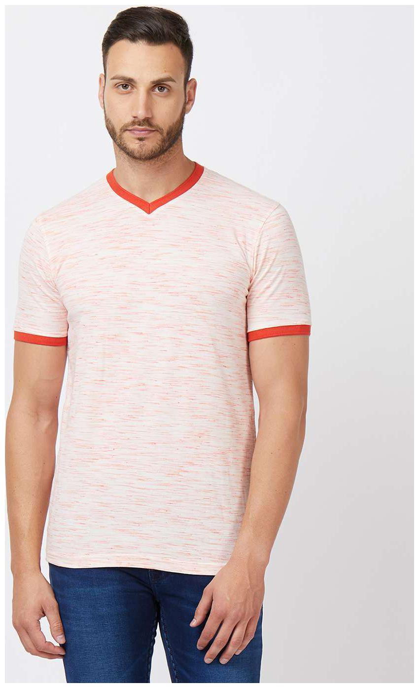 

Easies By Killer Men White Regular fit Cotton V neck T-Shirt - Pack Of 1