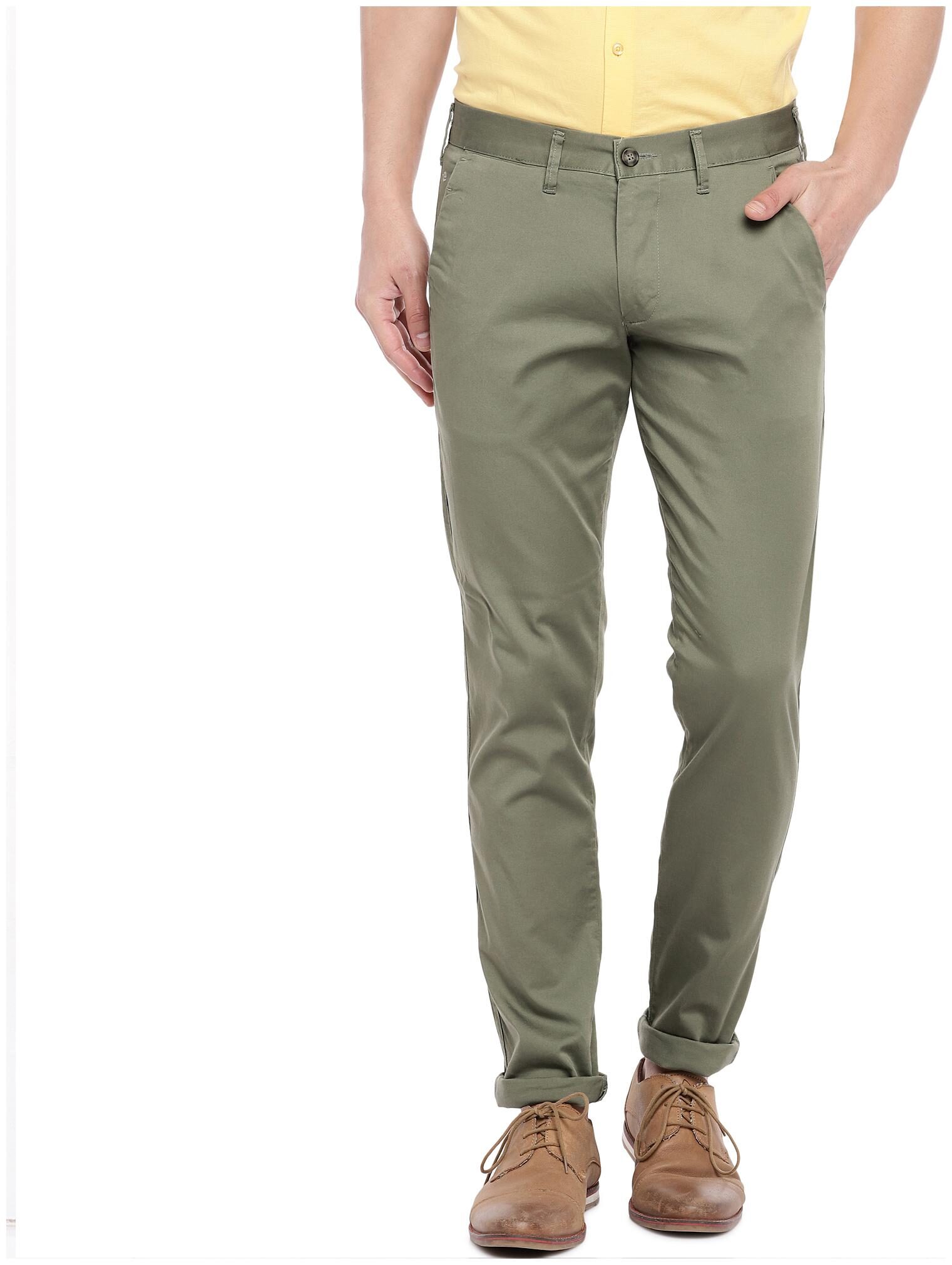 

Easies By Killer Men Green Solid Slim fit Regular trousers