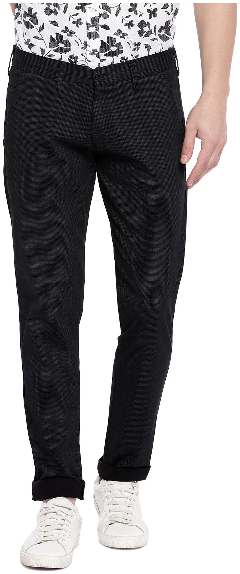 

Easies By Killer Men Black Solid Slim fit Regular trousers