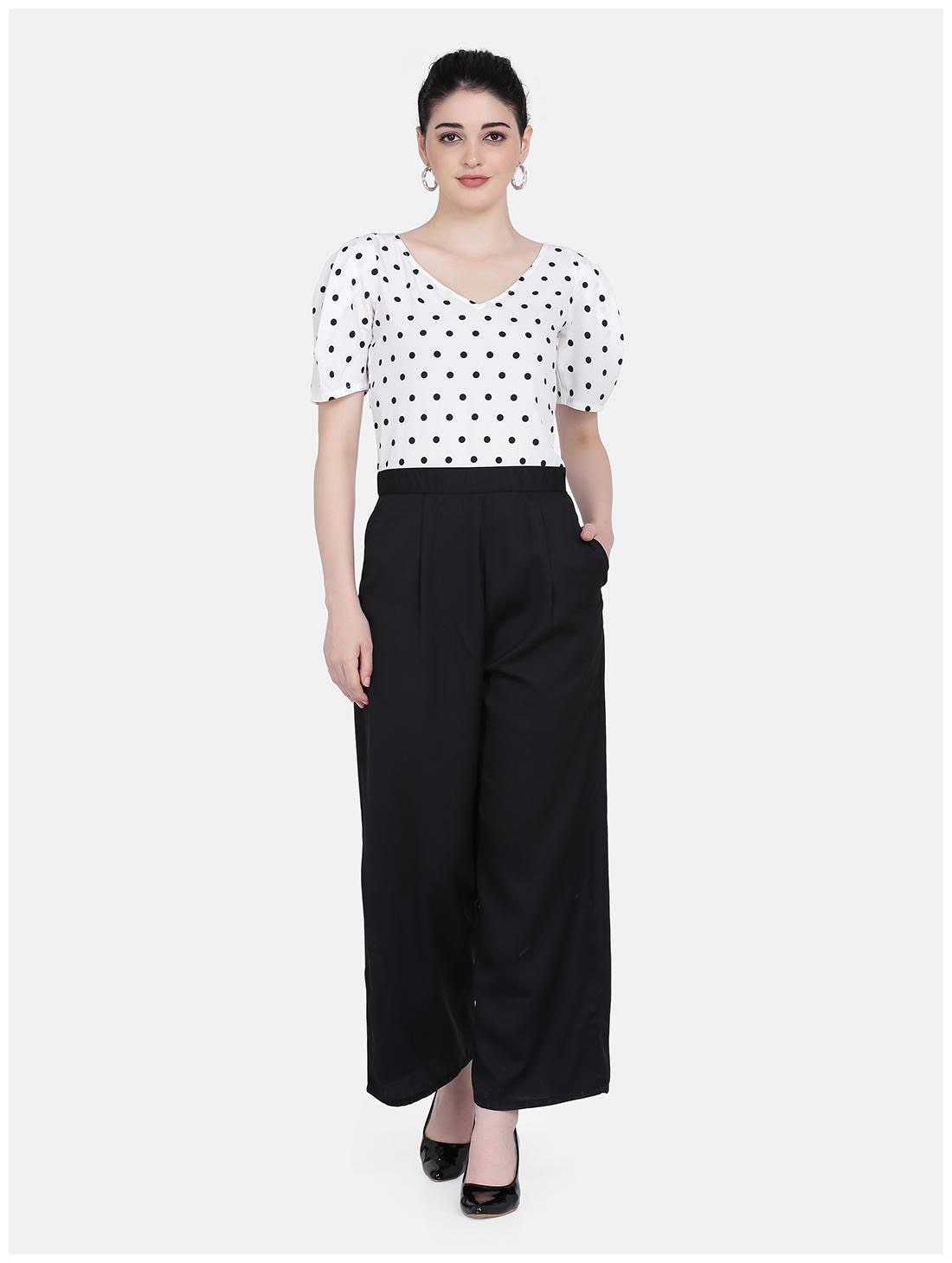

Eavan Polka dots Jumpsuit - Black