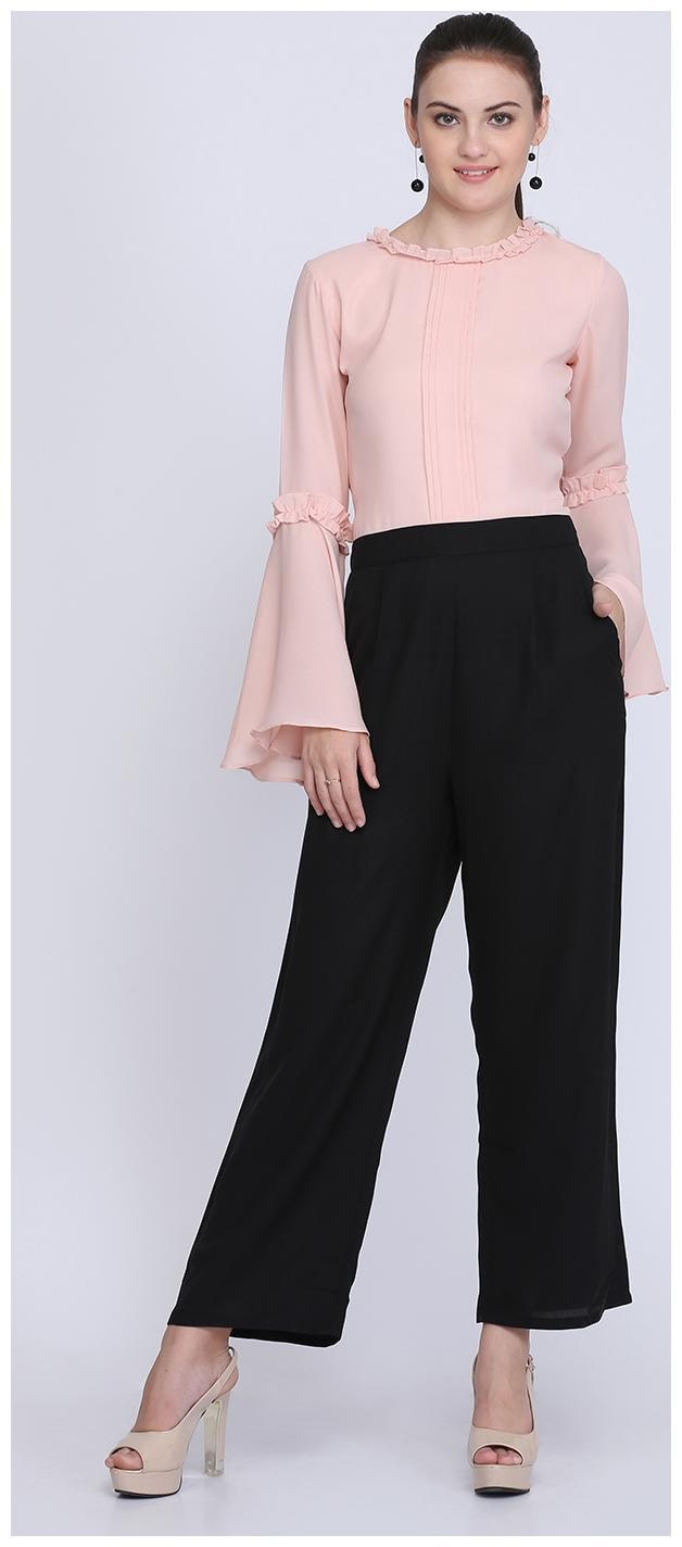 

EAVAN Solid Jumpsuit - Pink