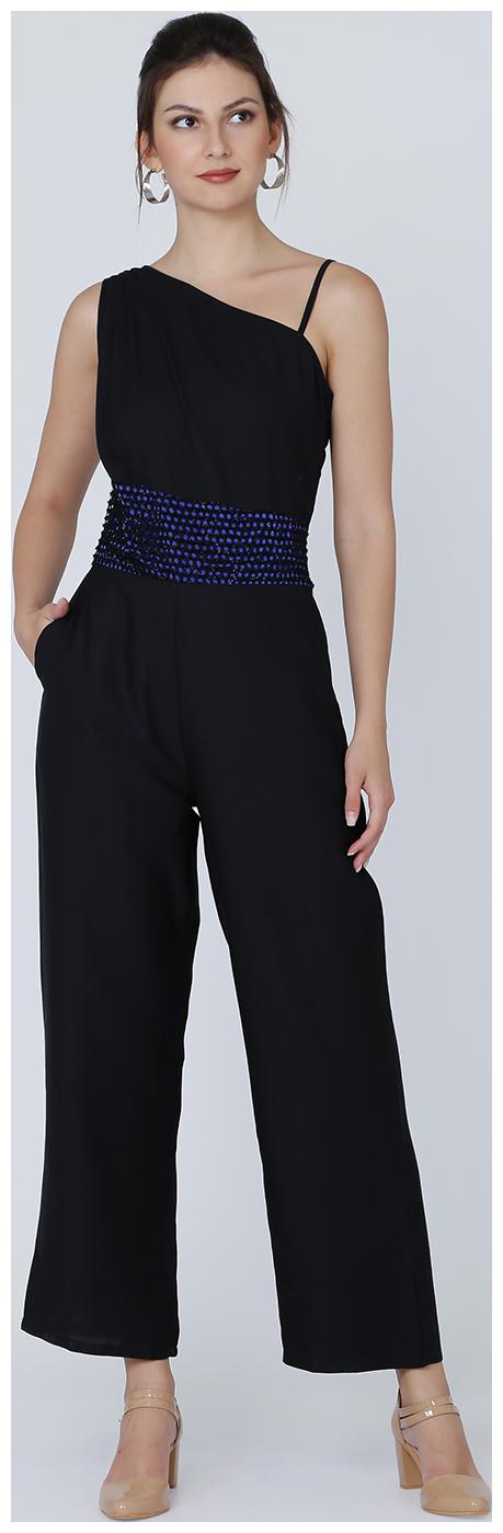 

EAVAN Solid Jumpsuit - Black