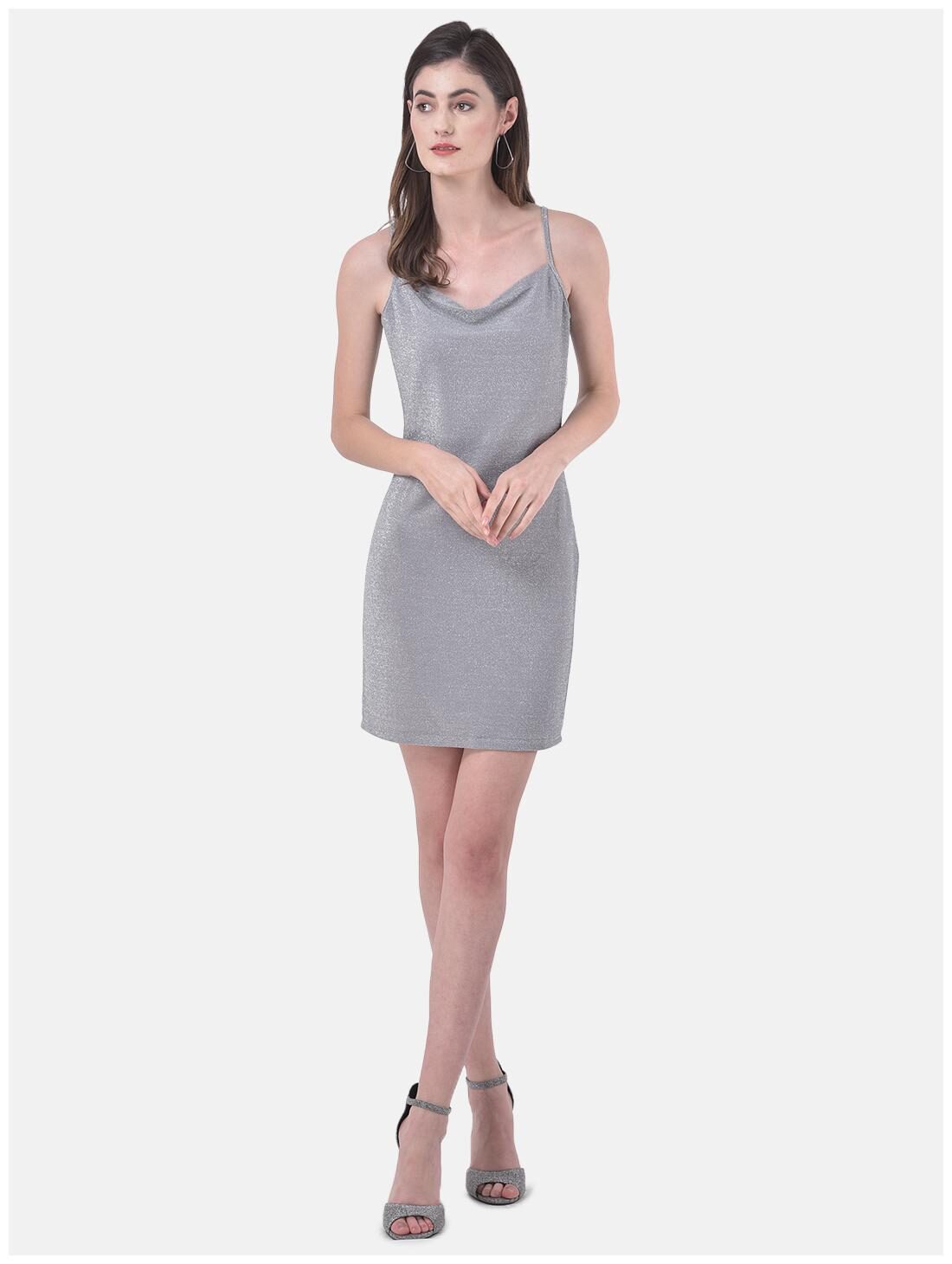 

Eavan Grey Solid Bodycon dress