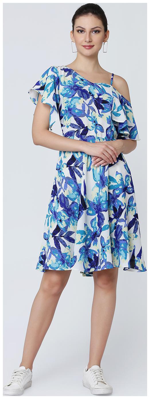 

EAVAN Multi Printed Fit flare dress