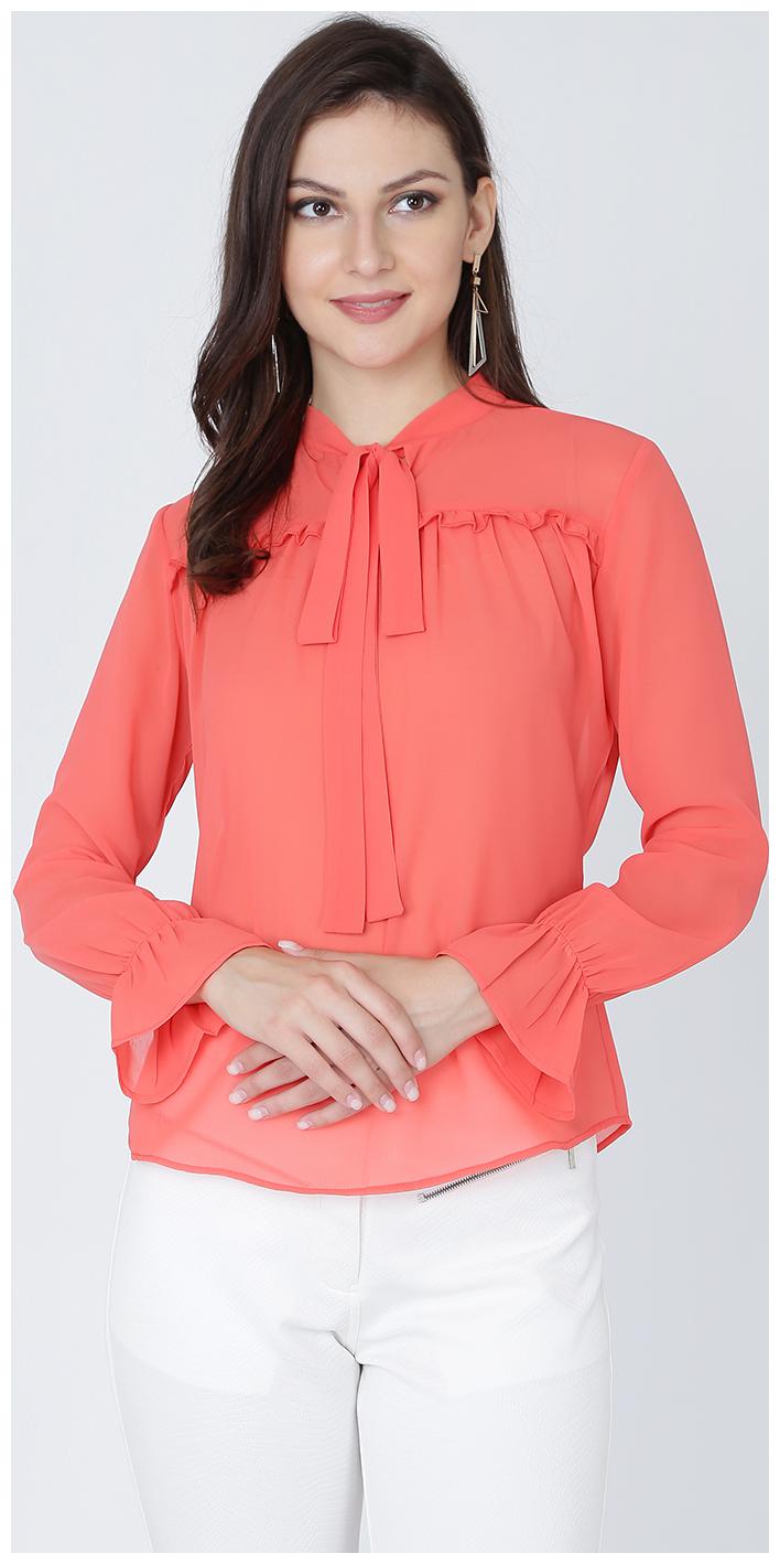 

EAVAN Women Solid Regular top - Pink