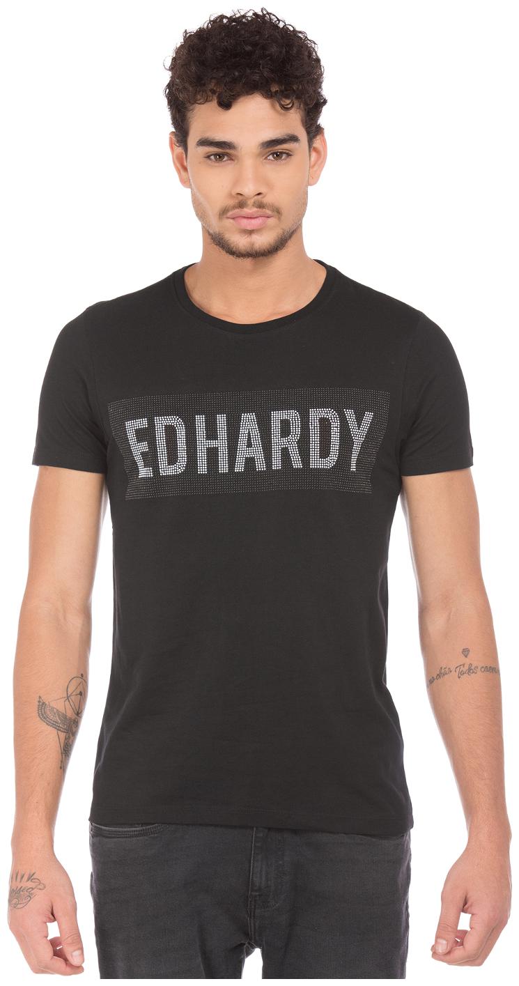 

ED Hardy Men Black Regular fit Cotton Round neck T-Shirt - Pack Of 1