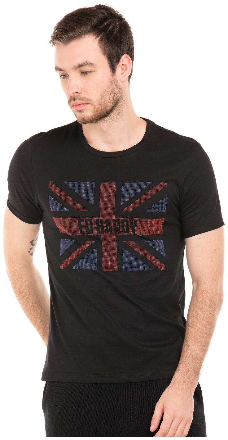 

ED Hardy Men Black Regular fit Cotton Round neck T-Shirt - Pack Of 1