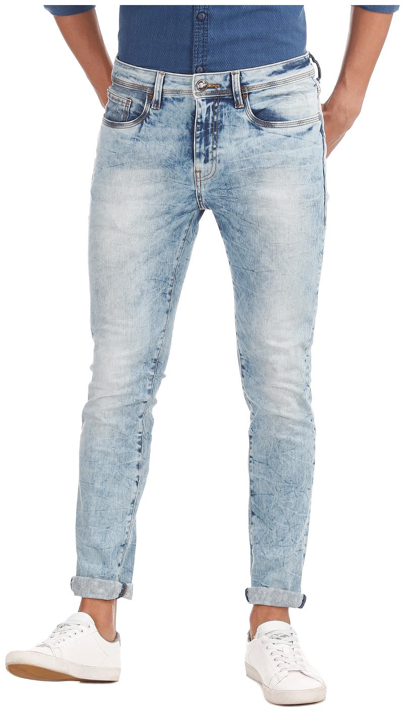 

ED Hardy Men Blue Super Skinny Fit Jeans