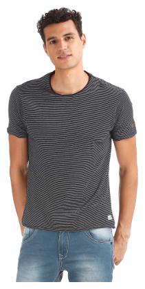 

ED Hardy Men Blue Slim fit Cotton Round neck T-Shirt - Pack Of 1