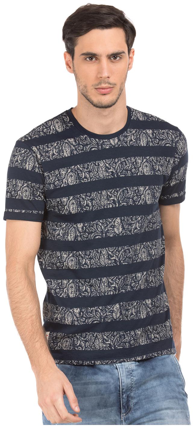 

Ed Hardy Blue Cotton Crew Neck Cotton T-Shirt