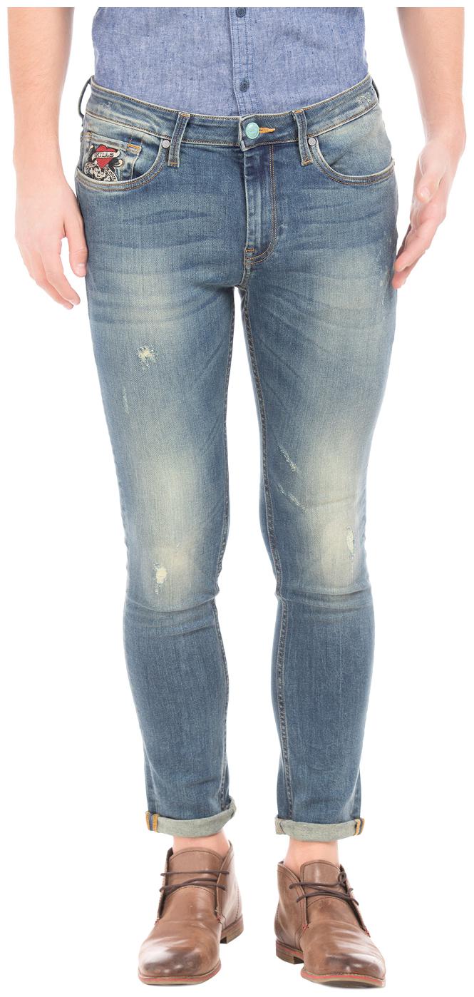 

ED Hardy Men Blue Regular Fit Jeans