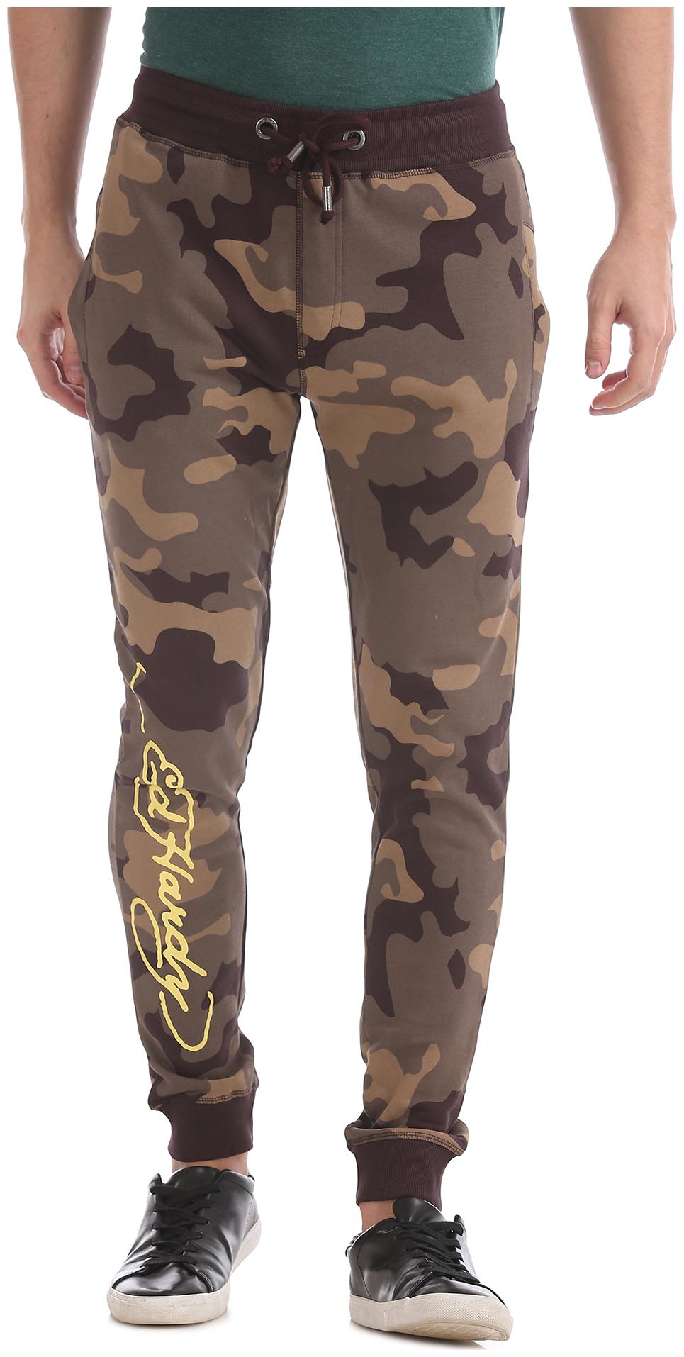 

ED Hardy Men Brown Solid Regular fit Joggers